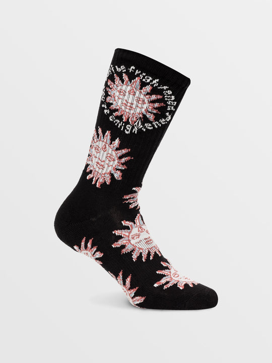 Vibes Socks - Black Out (D6302003_BKO) [B]