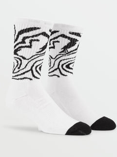 Vibes Socks - BLACK STRIPE (D6302003_BKS) [F]