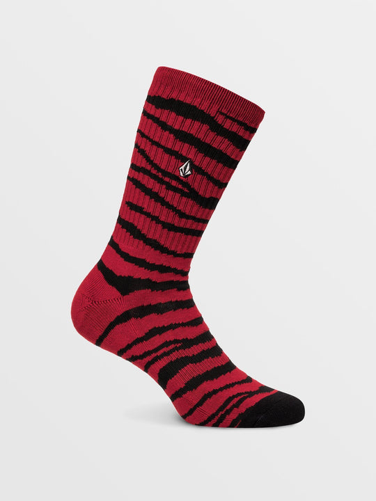 Vibes Socks - Carmine Red (D6302003_CMR) [B]