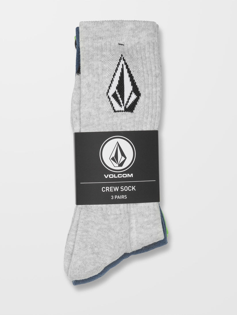 FULL STONE SOCK 3PK (D6312400_SNB) [B]