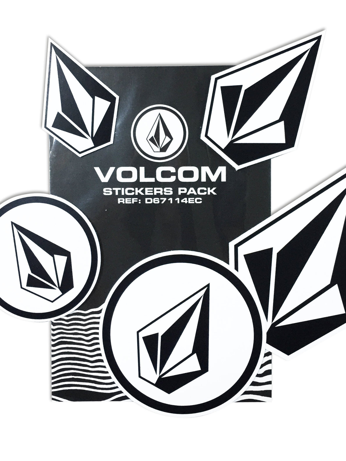 Conjunto de 5 stickers Volcom