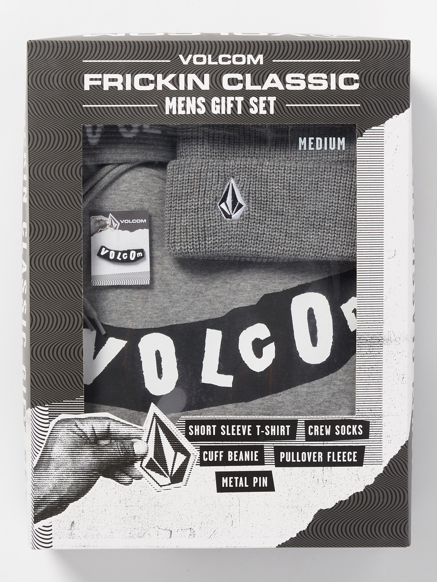 VOLCOMボルコム　FRICKIN CLSSC GIFT SET ギフトセット Set de regalo para hombre Frickin Classic - HEATHER GREY - Hombre