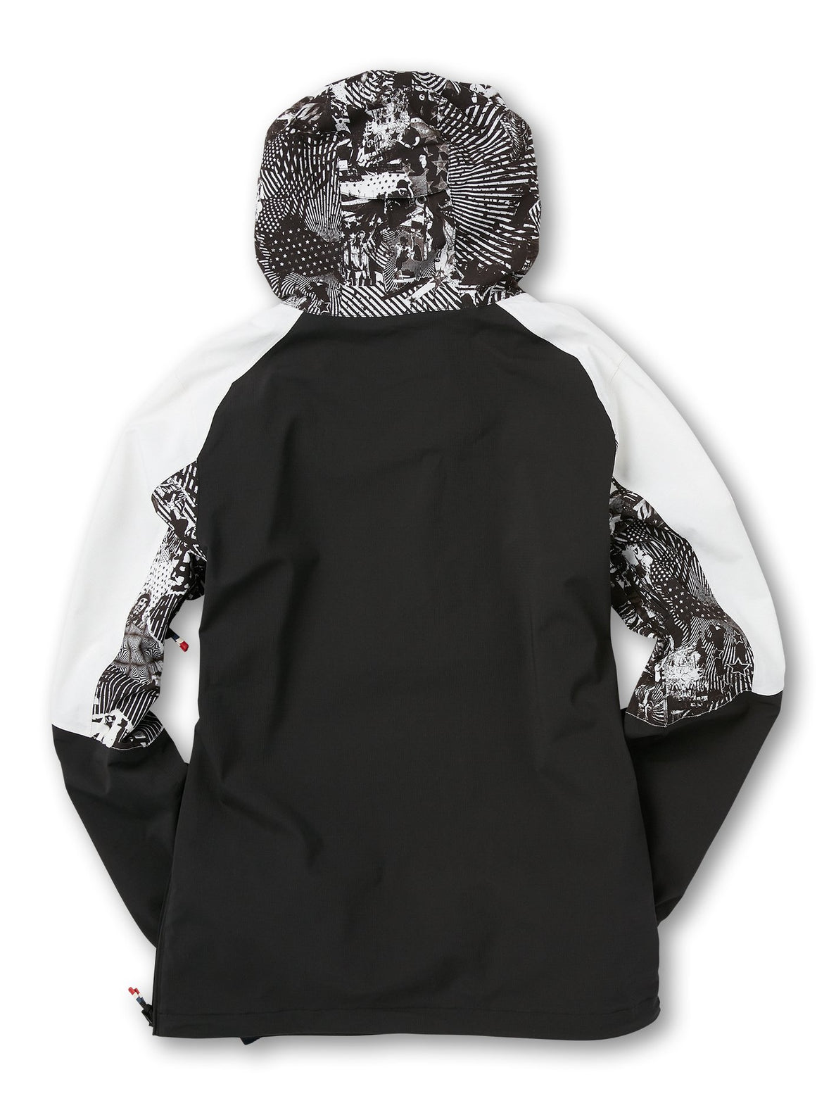 Ou Brighton Pullover Jacket - BLACK WHITE (G0602200_BWH) [B]