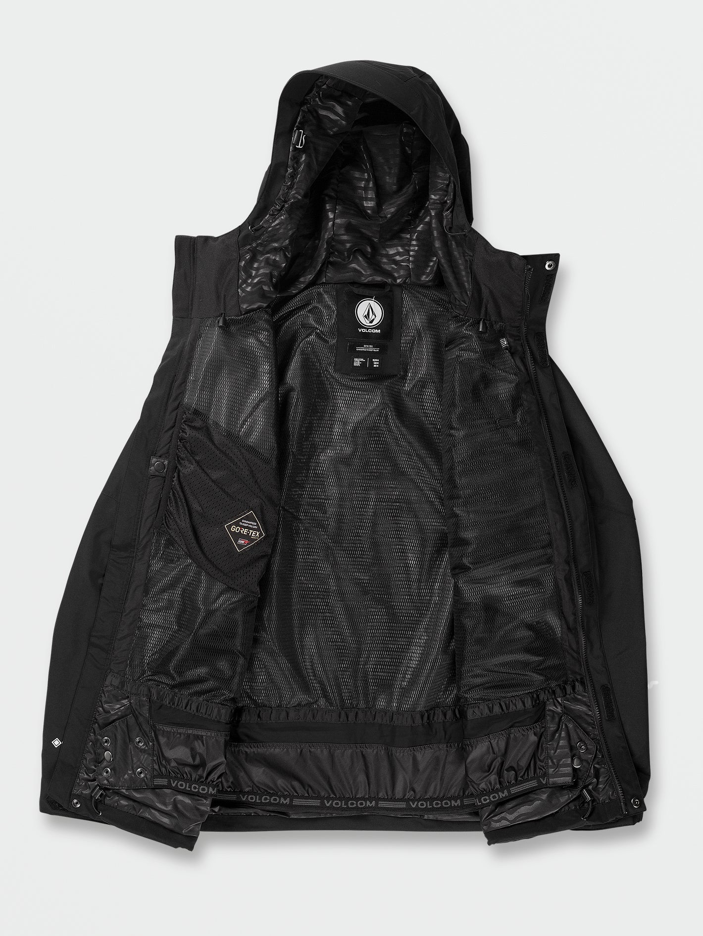 VOLCOM GORE-TEX ブラックジャケット VOLCOM GORE-TEX ブラックジャケット OUTLET】VOLCOM Mens Guide Gore