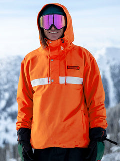 Chaqueta estilo jersey Longo - Orange Shock