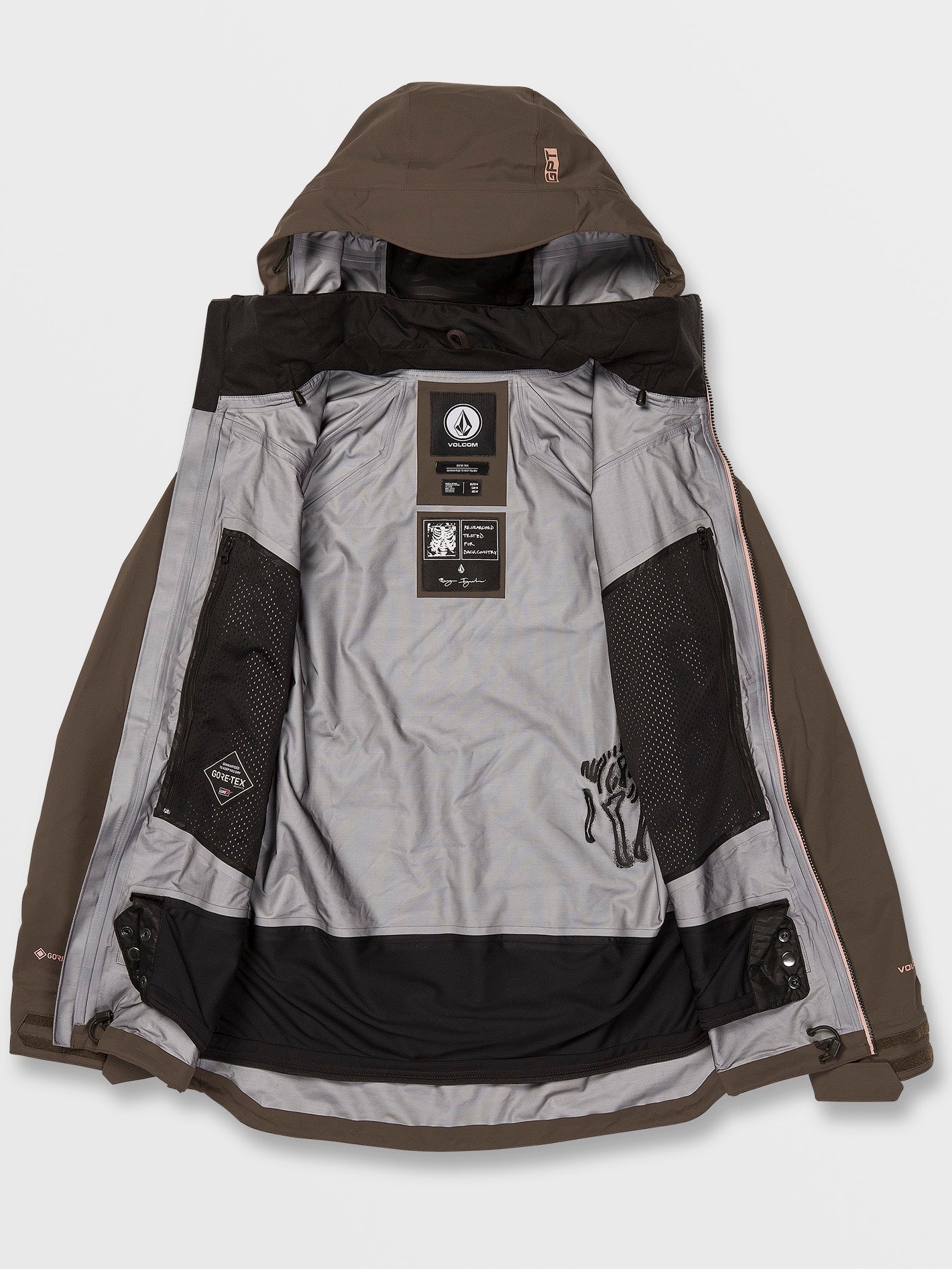 【新品】 VOLCOM GUCH STRETCH GORE JACKET Chaqueta Guch Stretch Gore-Tex - BROWN - Hombre - Volcom España