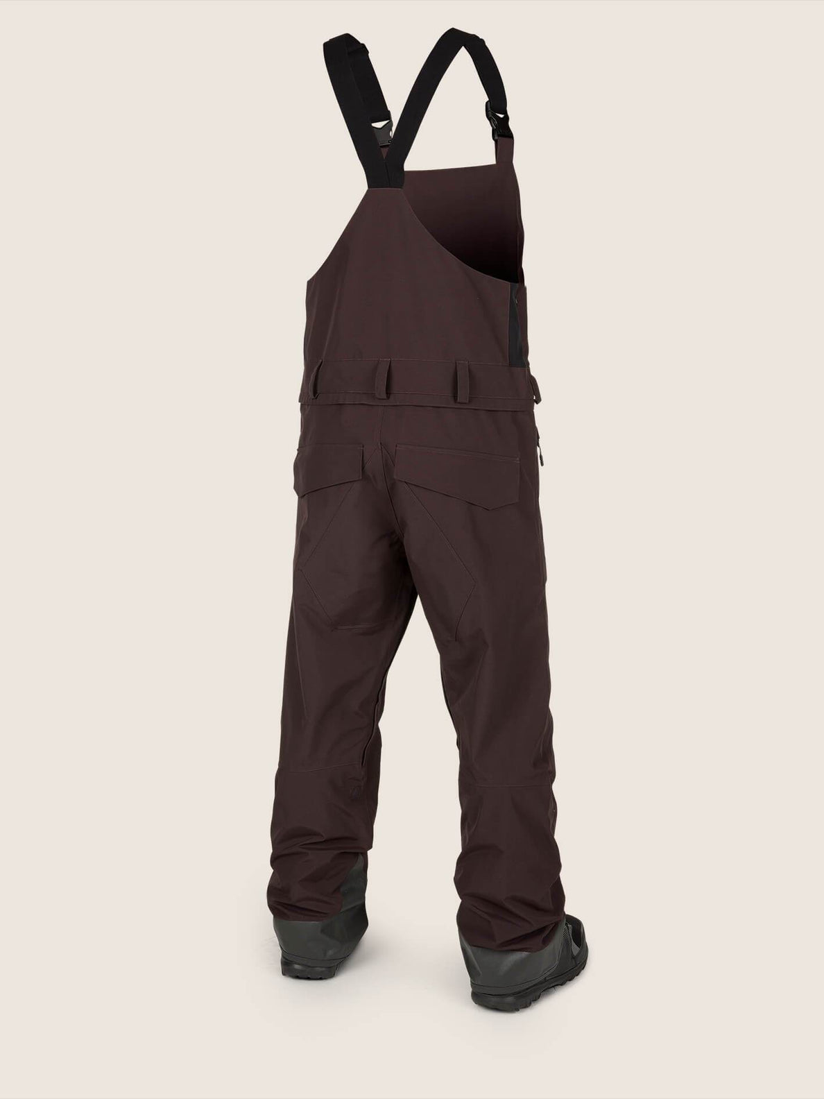 Mono con peto impermeable de Gore-Tex - BLACK RED
