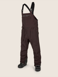 Mono con peto impermeable de Gore-Tex - BLACK RED