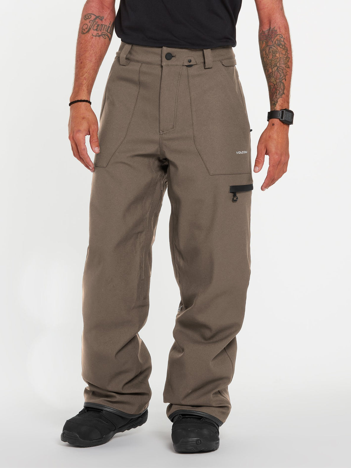 V-Line Trousers - DARK TEAK (G1352207_DTK) [4]