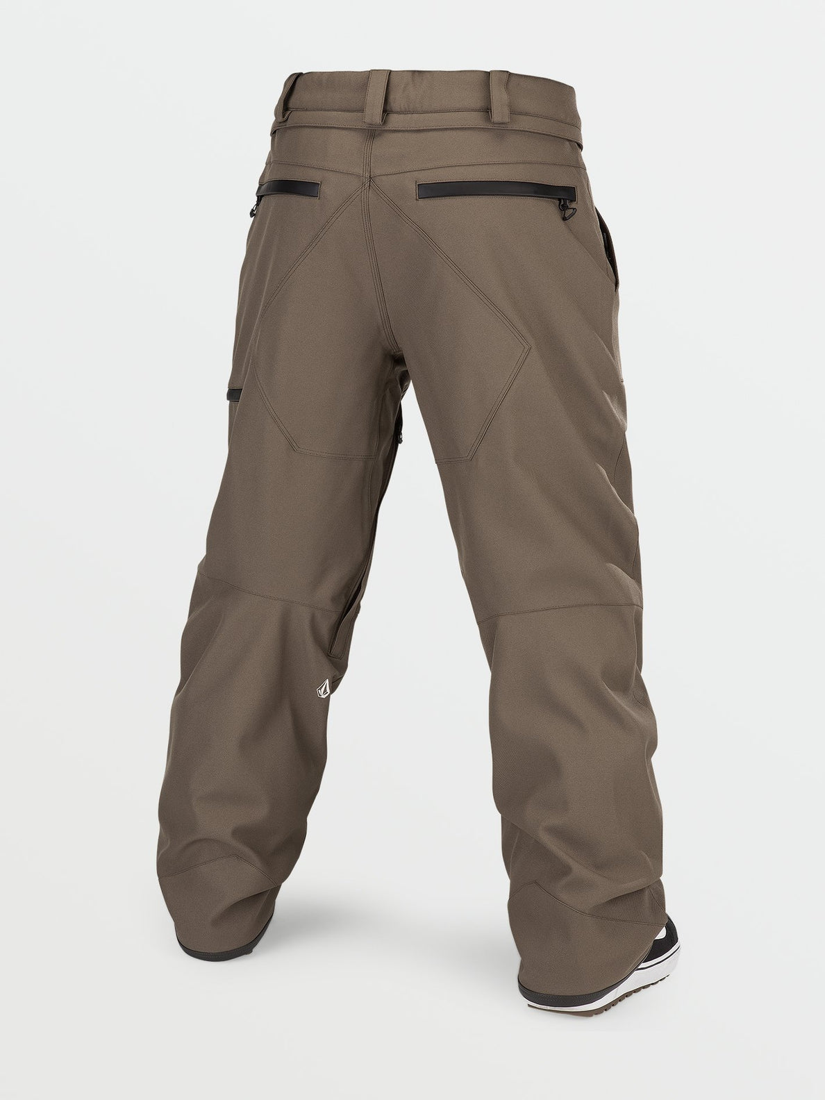 V-Line Trousers - DARK TEAK (G1352207_DTK) [B]