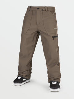 V-Line Trousers - DARK TEAK (G1352207_DTK) [F]