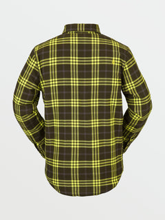 Sherpa Flannel Jacket - BLACK GREEN (G1552200_BGR) [B]