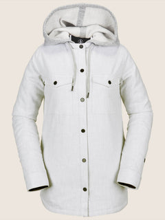 Chaqueta de snow Hooded Flannel  - Bone