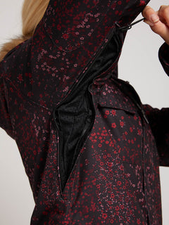 Chaqueta de snow Shadow Ins  - Black Floral Print