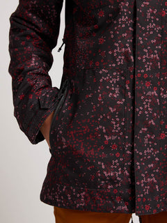 Chaqueta de snow Shadow Ins  - Black Floral Print