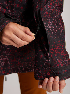 Chaqueta de snow Shadow Ins  - Black Floral Print