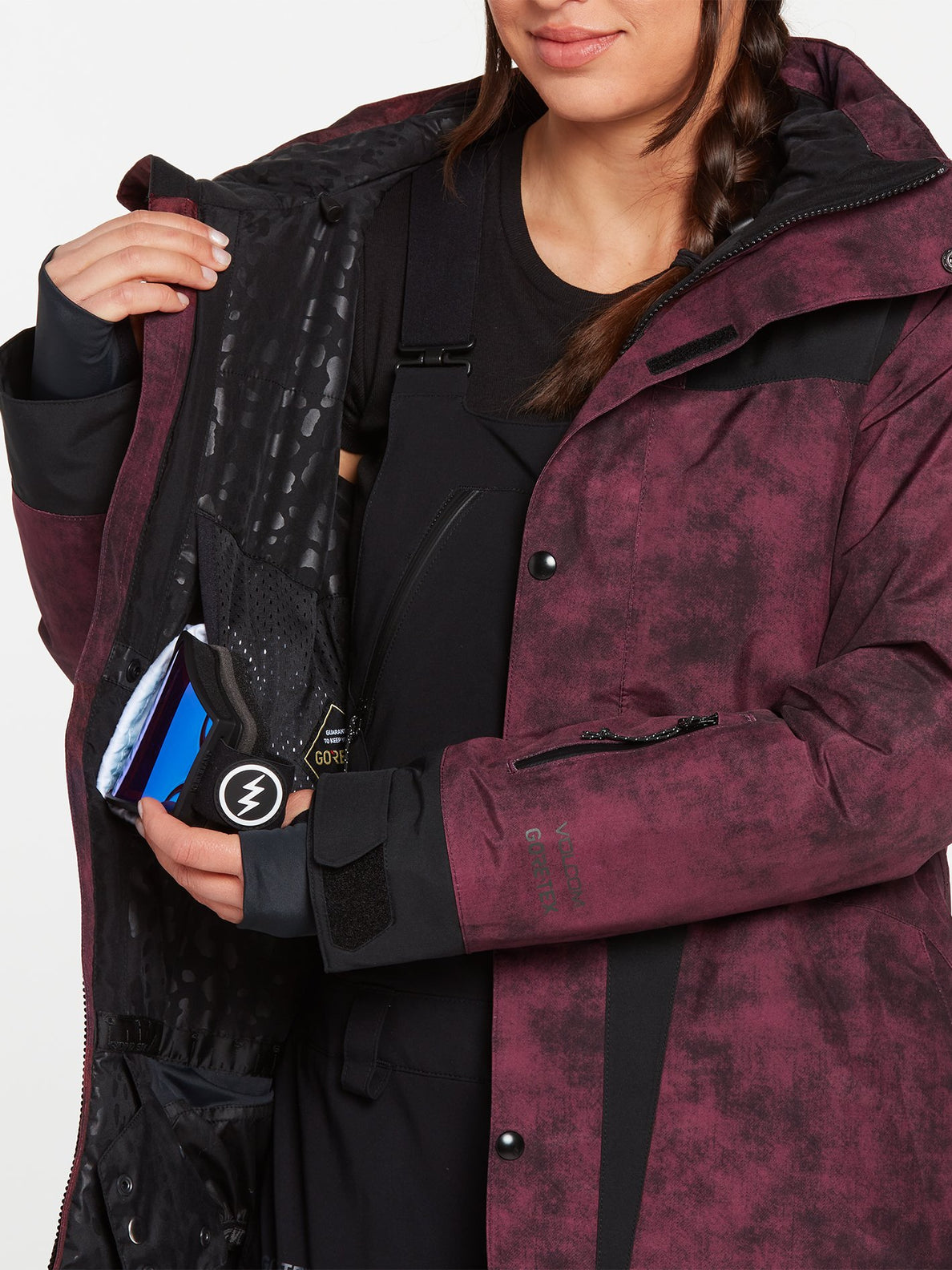 Ell Insulated Gore-Tex Jacket - ACID MERLOT (H0452203_ACM) [36]