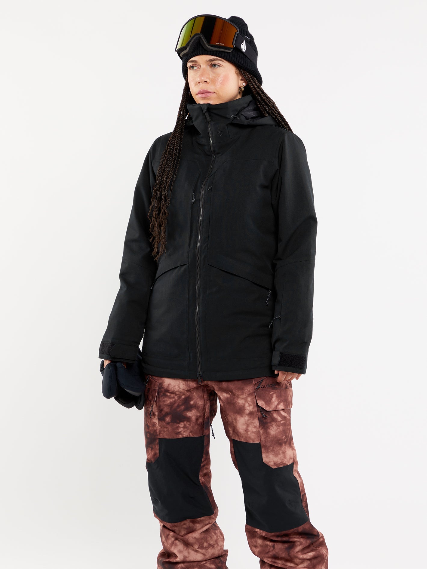 Chaqueta Shelter 3D Stretch - BLACK - Mujer - Volcom España