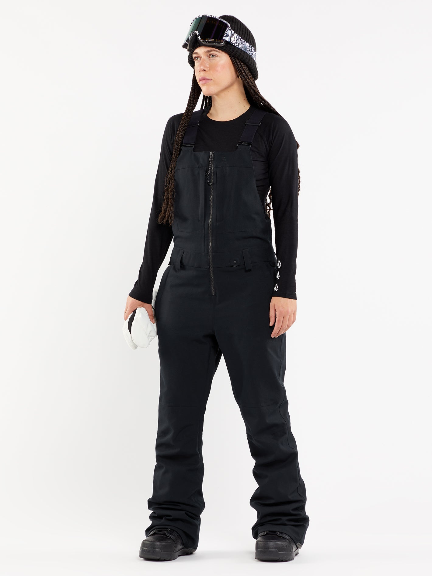 Volcom - Pantaloni da sci/Snow Swift Bib Overall Sand Donna