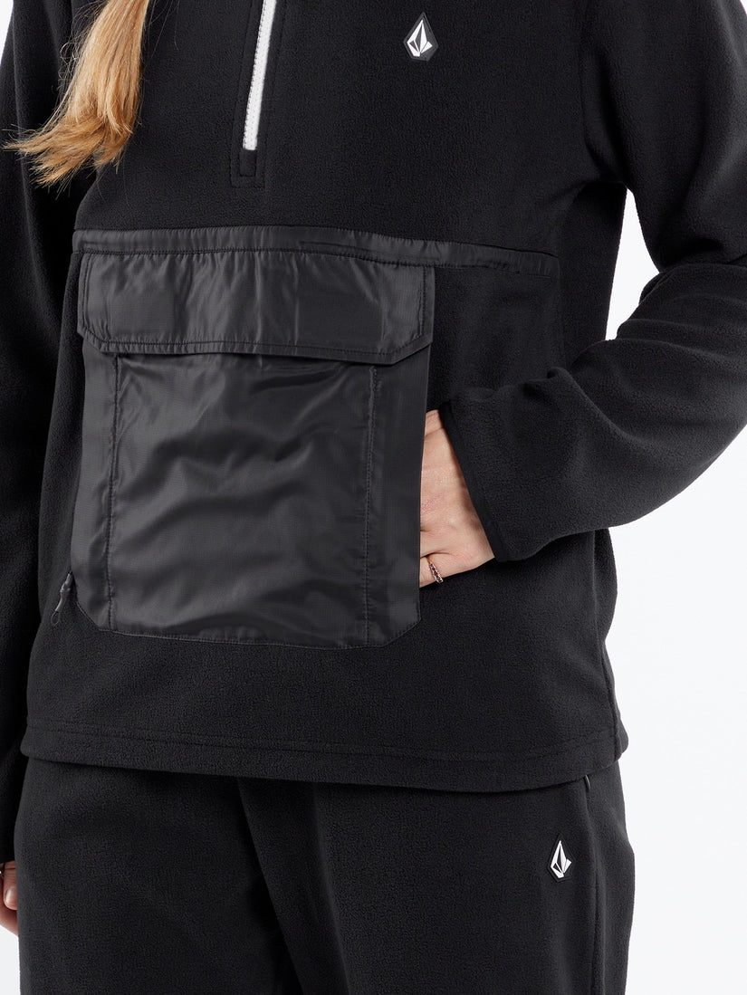 Polar Half-Zipped Sweatshirt - BLACK (H4152401_BLK) [34]