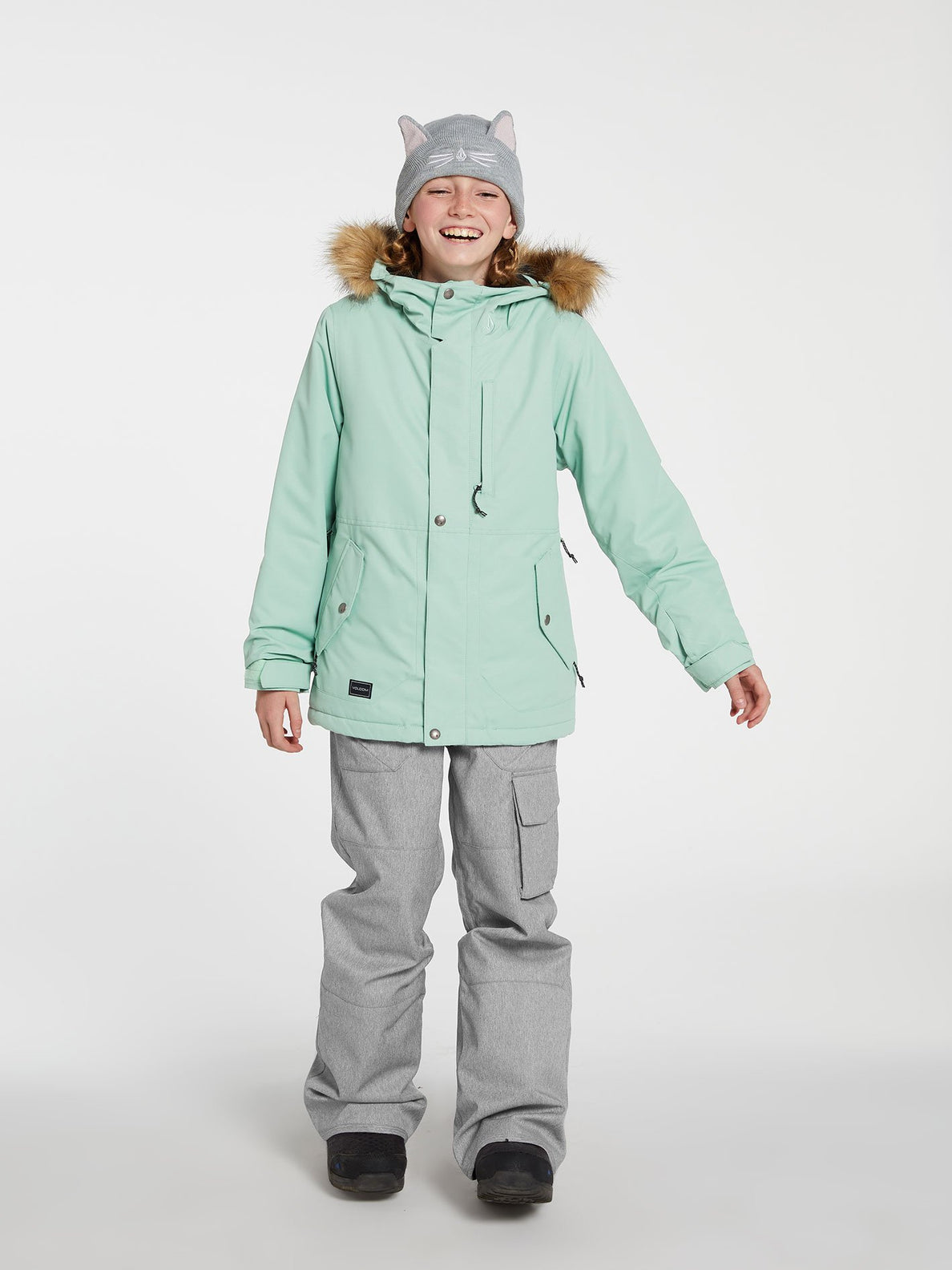 So Minty Insulated Jacket - MINT - (KIDS) (N0452201_MNT) [6]