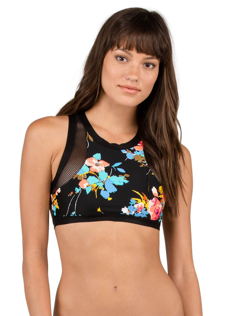 Top De Bikini Buds Forever Crop - Black