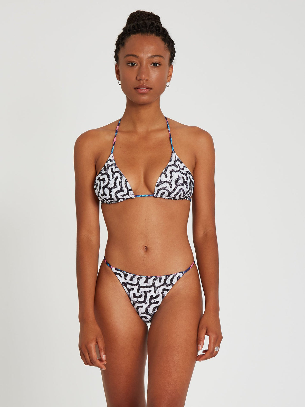 Coral Morph Triangle Bikini Top - Multi (O1412106_MLT) [F]