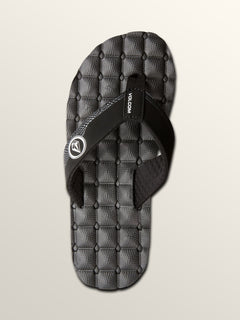 Sandalias Recliner - BLACK WHITE