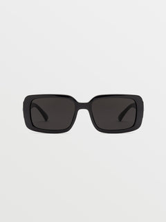 True Gloss Black Sunglasses (Gray Lens) - GRAY (VE03300201_0000) [B]